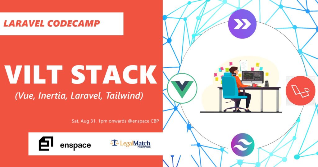 Laravel Codecamp – VILT Stack (Vue, Inertia, Laravel, Tailwind)